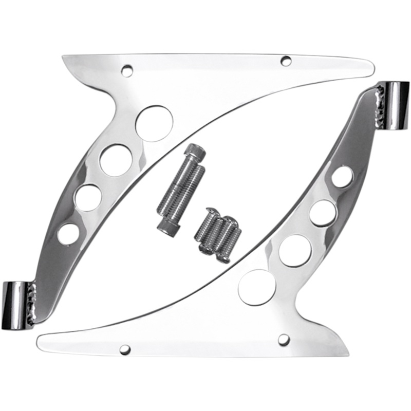 COVINGTONS Fairing Support – Chrome – FLTR Engine Guard Bracket Eliminator/ Fairing Support Bracket