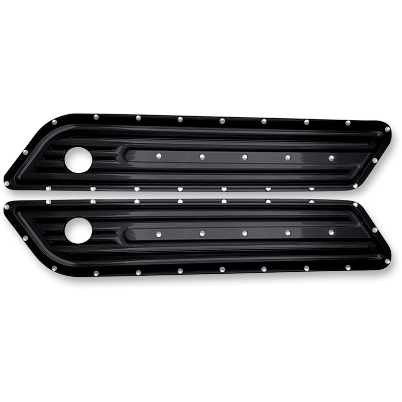 COVINGTONS Saddlebag Hinge Cover – Black Saddlebag Hinge Covers