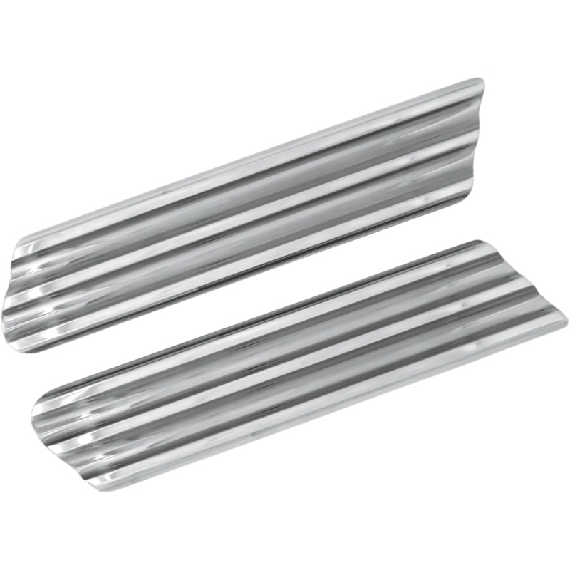 COVINGTONS Saddlebag Trim – Police – Chrome Saddlebag Latch Delete Plates