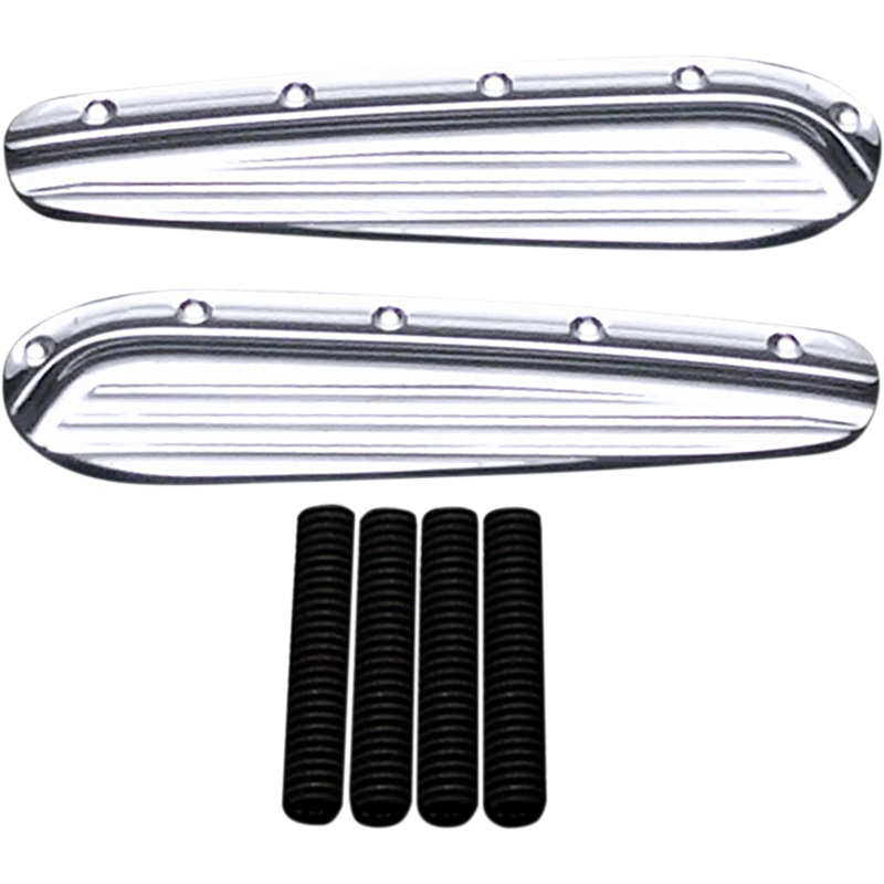 COVINGTONS Turn Signal Eliminators – Dimpled – Chrome Turn Signal Eliminators