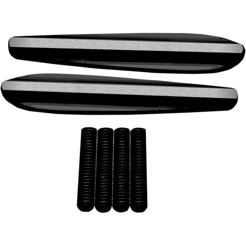 COVINGTONS Turn Signal Eliminators – Finned – Black Turn Signal Eliminators