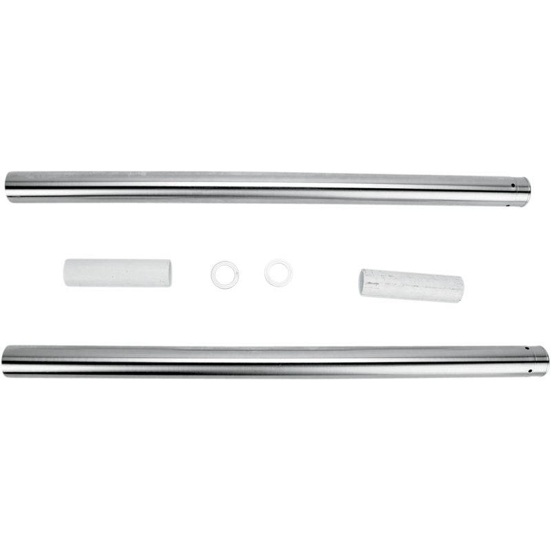 CUSTOM CYCLE ENGINEERING Hard Chrome Fork Tubes – 49 mm – 29.50 Hard Chrome Fork Tubes