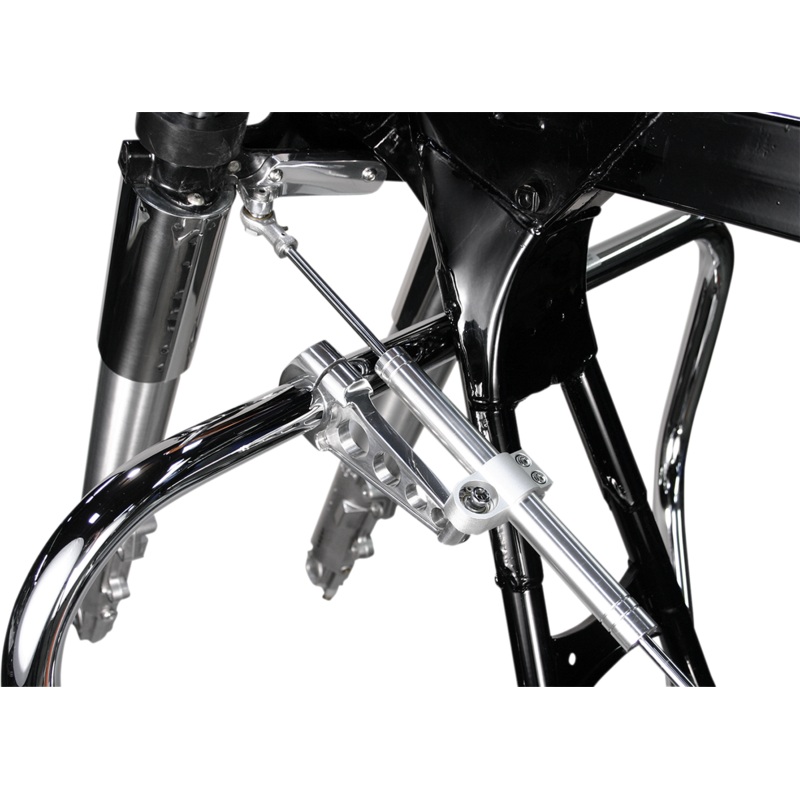 CUSTOM CYCLE ENGINEERING Steering Damper System – ’97-’07 FLHT Steering Damper System