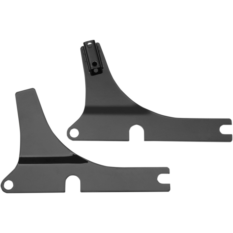 CYCLE VISIONS Side Plates – FXSB – Black Sissy Bar Side Plates
