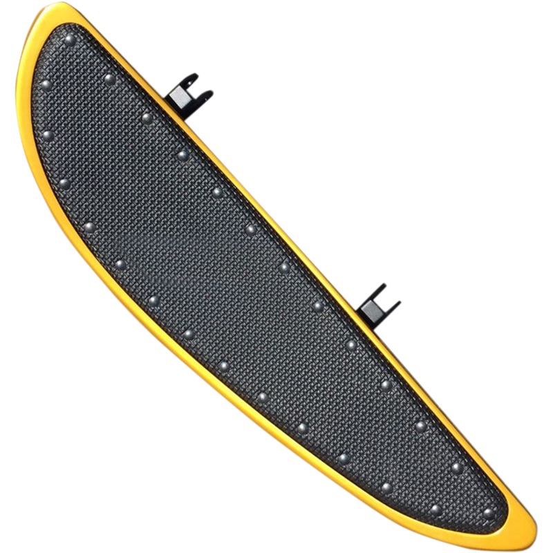 CYCLESMITHS Footboard – 19 – Gold – With Rivets Banana Boards