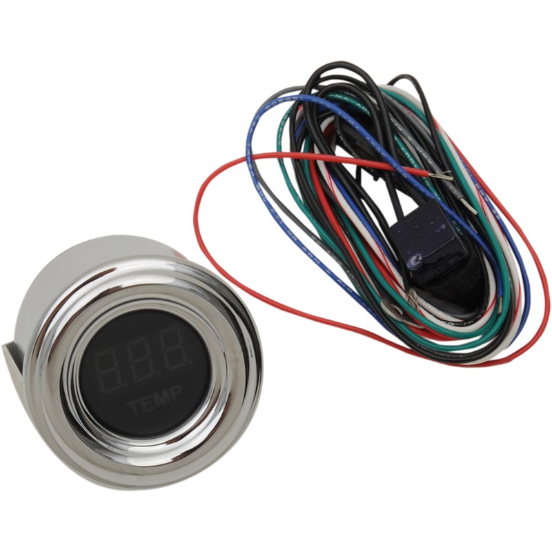 DAKOTA DIGITAL 1-7/8 MPH 4000 Series Oil Temperature Gauge – Red Display 4000 Series Mini Gauge  Digital Oil/Temperature Gauge