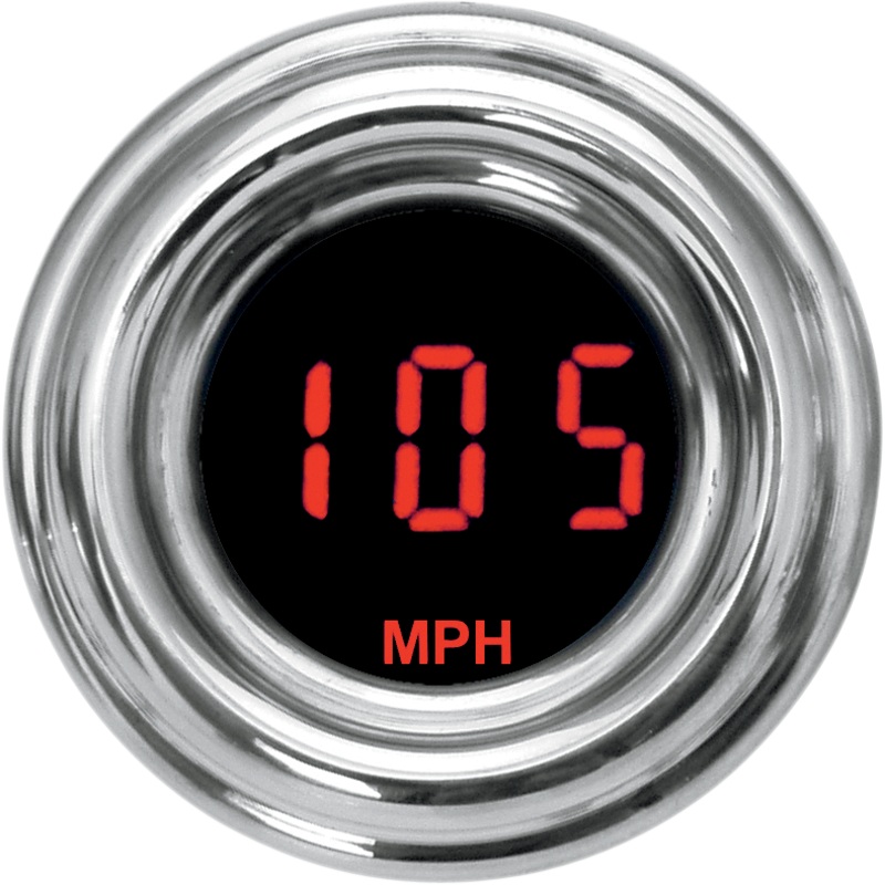 DAKOTA DIGITAL 1-7/8 MPH 4000 Series Speedometer – Red Display 4000 Series Mini Gauge  Digital Speedometer/Tripmeter/Digital Odometer