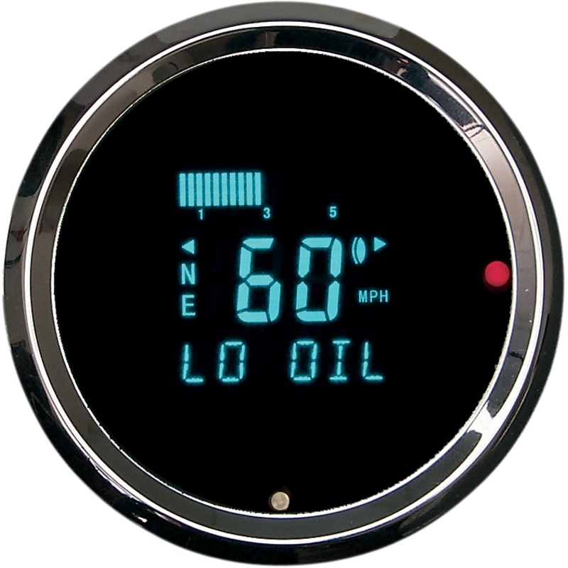 DAKOTA DIGITAL 3011 Model Odyssey II Speedometer with Indicators (Resolution 1 mph) – 3-3/8 3000 Series Digital Speedometer  3011 Model