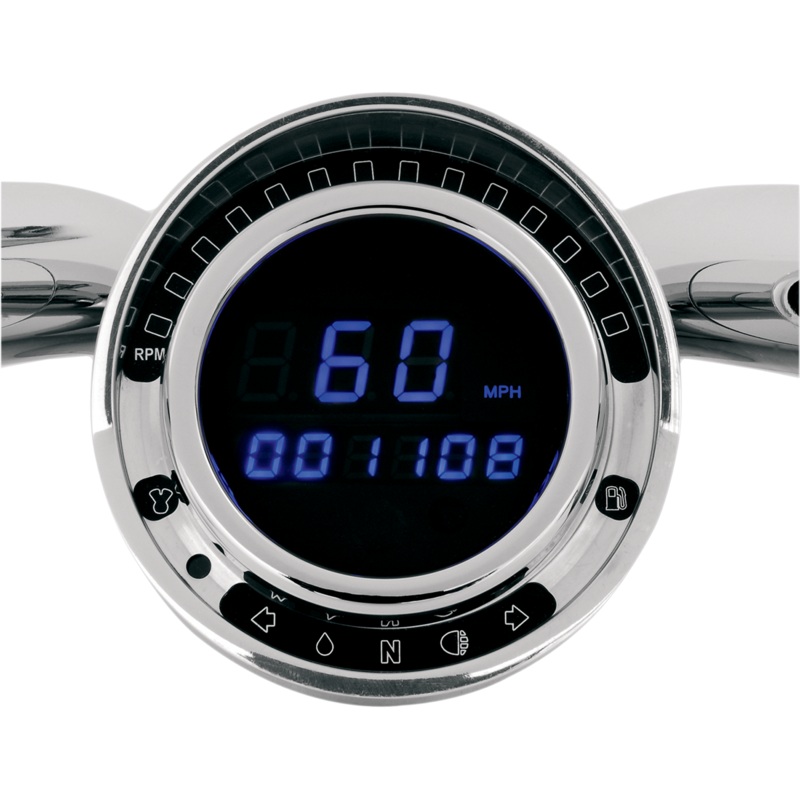 DAKOTA DIGITAL Big Dog Direct Plug-In Speedometer – Blue LED Big Dog Direct Plug-in Speedometer