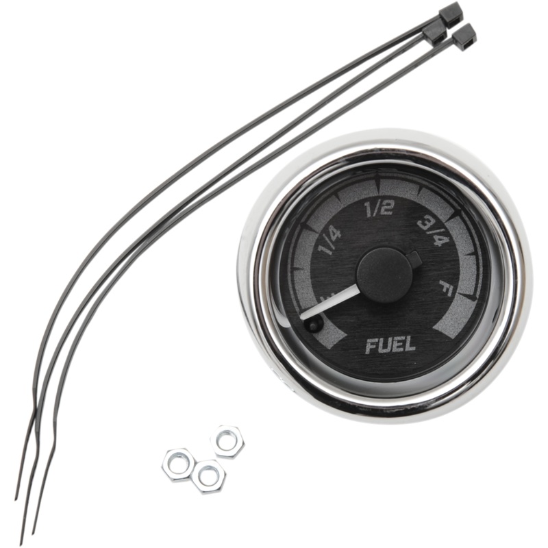DAKOTA DIGITAL Fuel Gauge – Chrome Replacement Analog Gauge