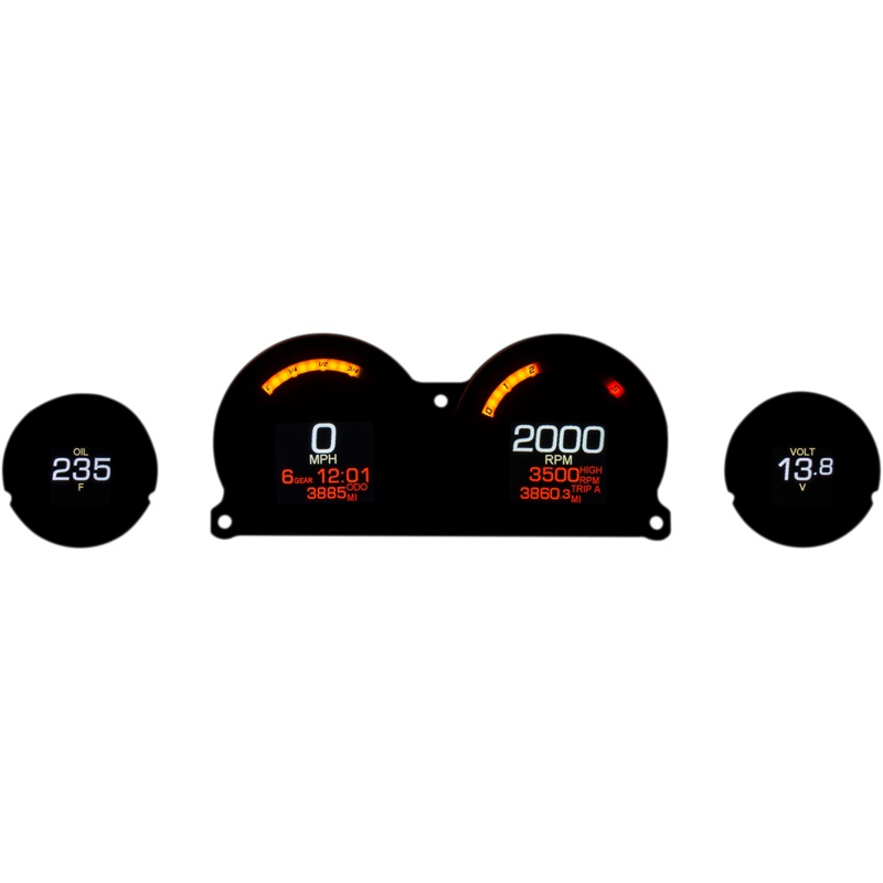 DAKOTA DIGITAL MLX 4-Gauge Instrument Kit Four-Gauge MLX Series Kit
