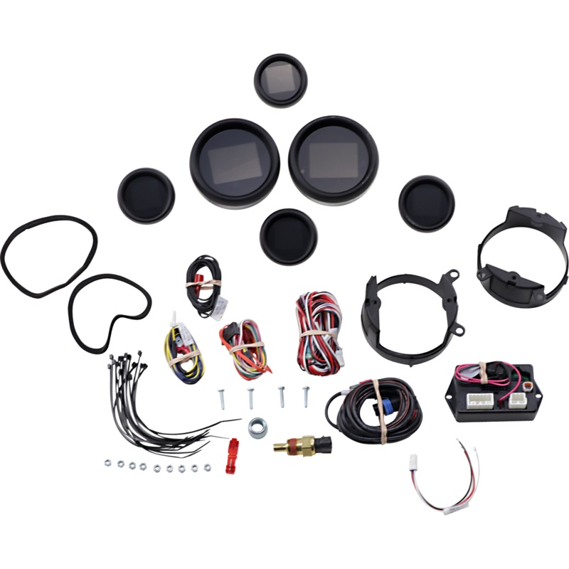 DAKOTA DIGITAL MLX 6-Gauge Instrument Kit – Black Bezel Six-Gauge MLX Series Kit