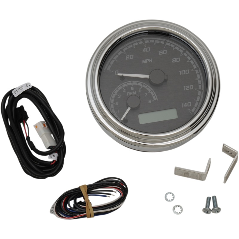 DAKOTA DIGITAL MXV Series Analog Gauge System – Black/Gray/Chrome MVX Series Analog Gauge System  2011KGC Model