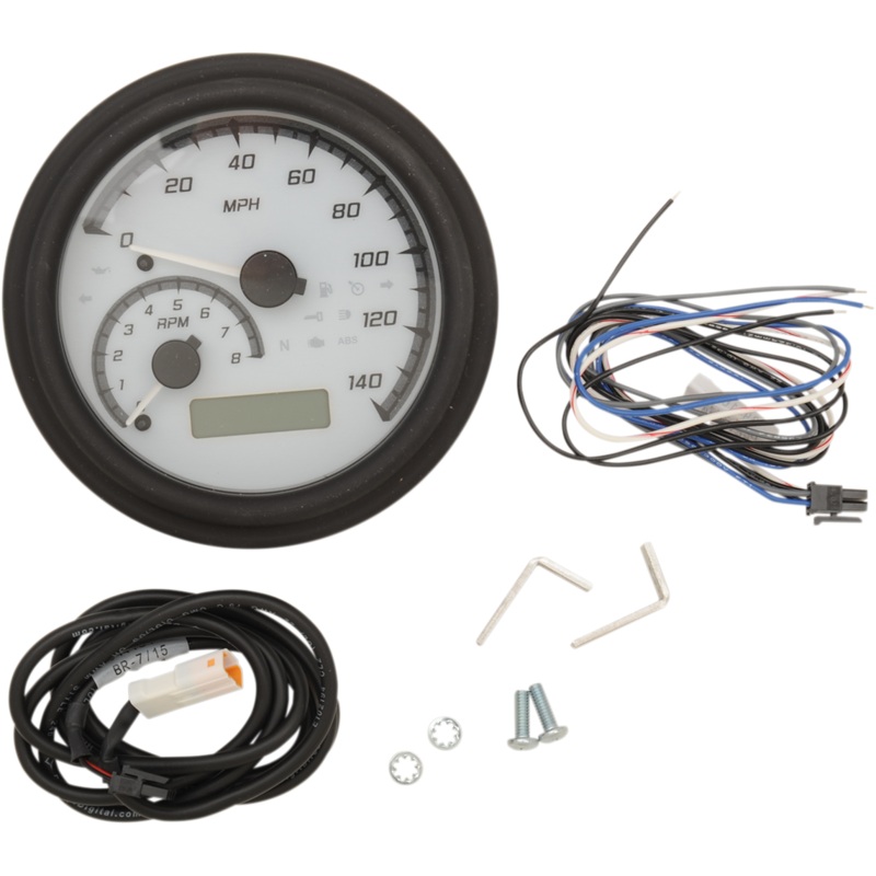 DAKOTA DIGITAL MXV Series Analog Gauge System – White/Gray/Black MVX Series Analog Gauge System  2011WGK Model