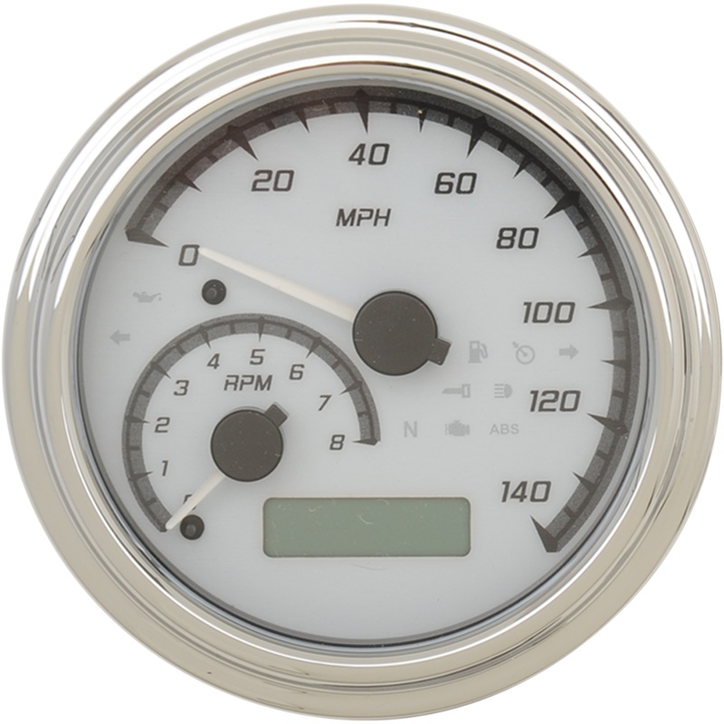 DAKOTA DIGITAL MXV Series Analog Gauge System – White/Gray/Chrome MVX Series Analog Gauge System  2011WGC Model