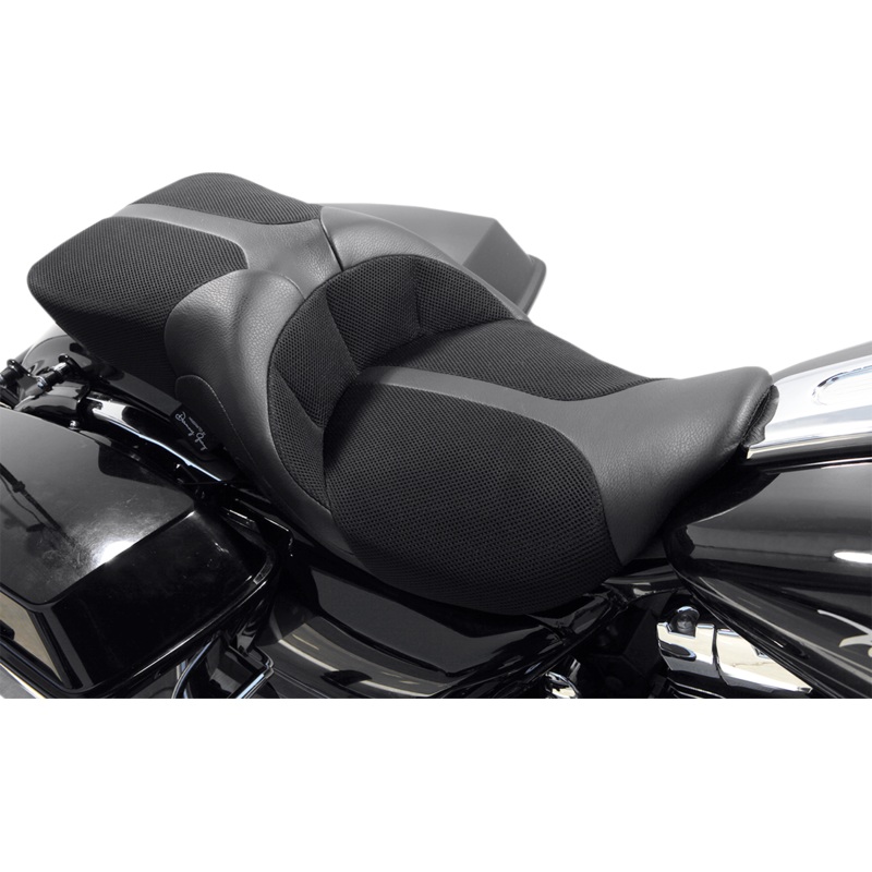 DANNY GRAY TourIST Seat – Air – Leather – FL ’08-’19 TourIST 2-Up Seat  TourIST Air