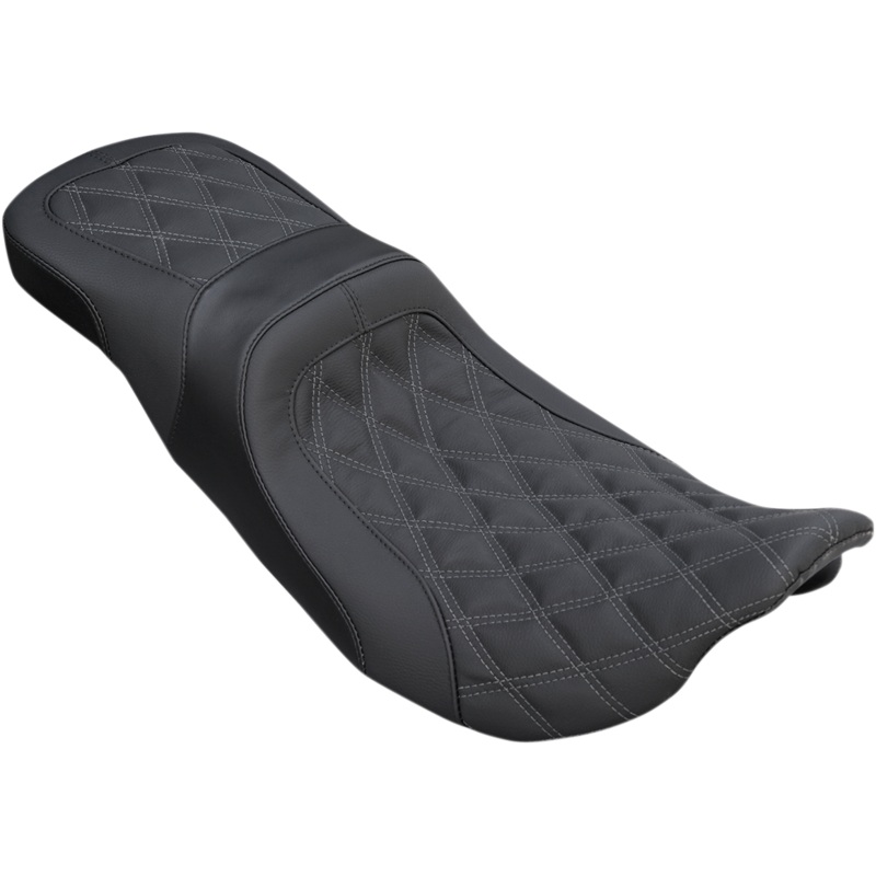 DANNY GRAY Weekday 2Up Seat – XL – Diamond Stitch – FL ’08+ Weekday 2-Up XL Seat  Diamond