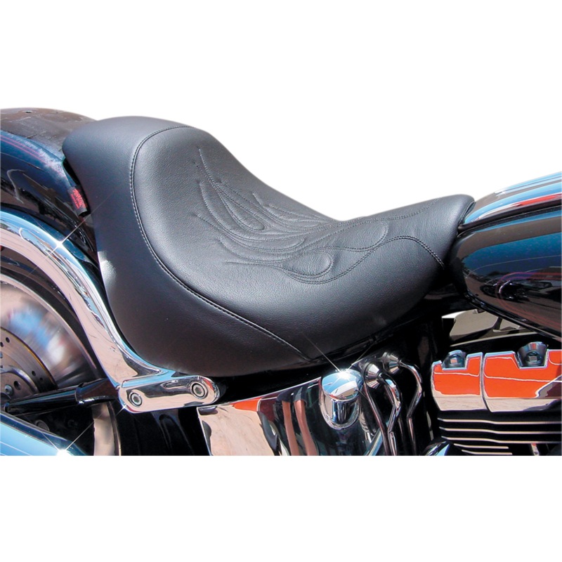 DANNY GRAY Weekday Seat – Flame – FXSTD Weekday Solo Seat  Flame Stitched