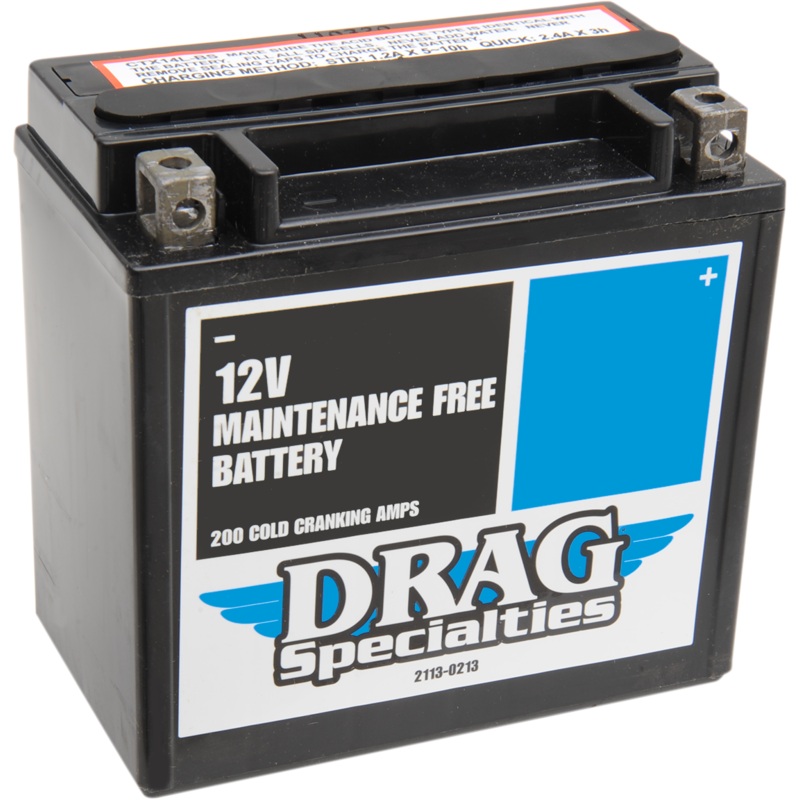 DRAG SPECIALTIES BATTERIES AGM Battery – YTX14LBS AGM Maintenance-Free Battery
