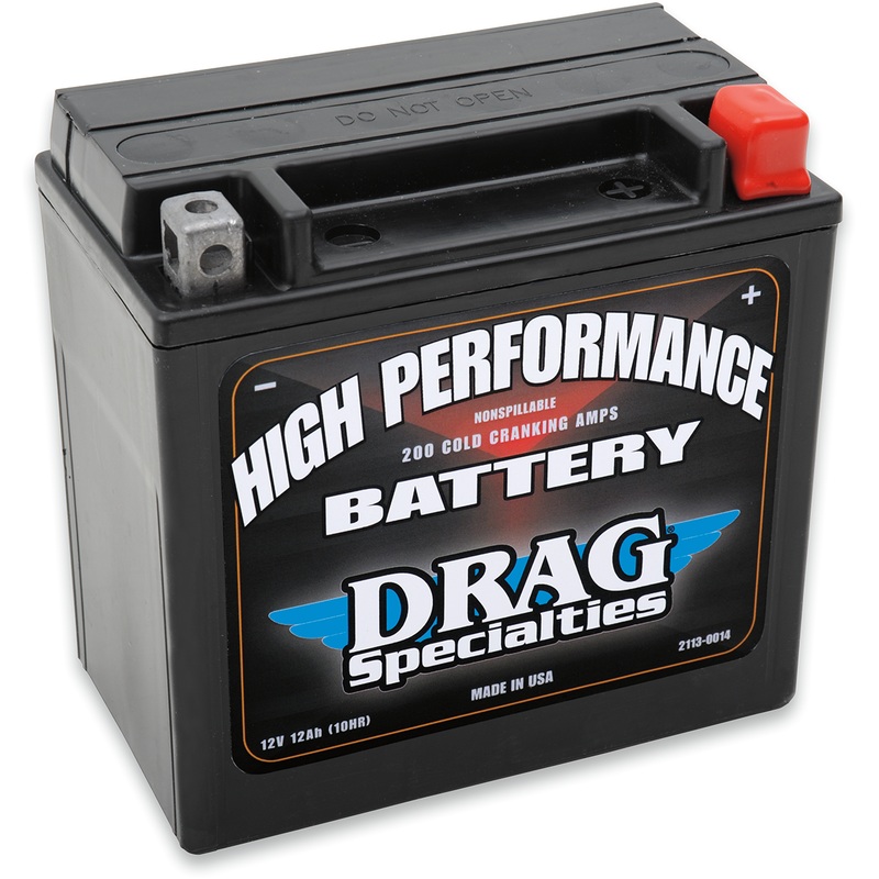 DRAG SPECIALTIES BATTERIES High Performance Battery – YTX14L High Performance Battery