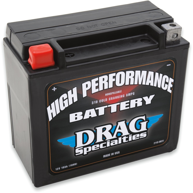 DRAG SPECIALTIES BATTERIES High Performance Battery – YTX20H High Performance Battery