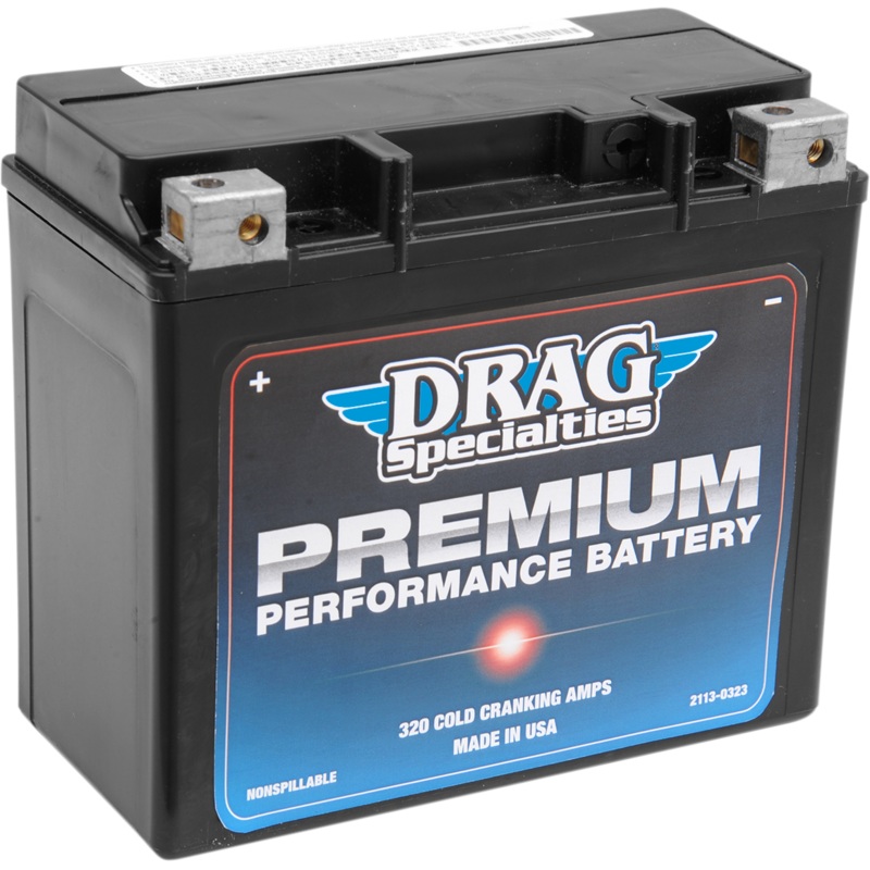 DRAG SPECIALTIES BATTERIES Premium Performance Battery – GYZ20H Premium Performance Battery
