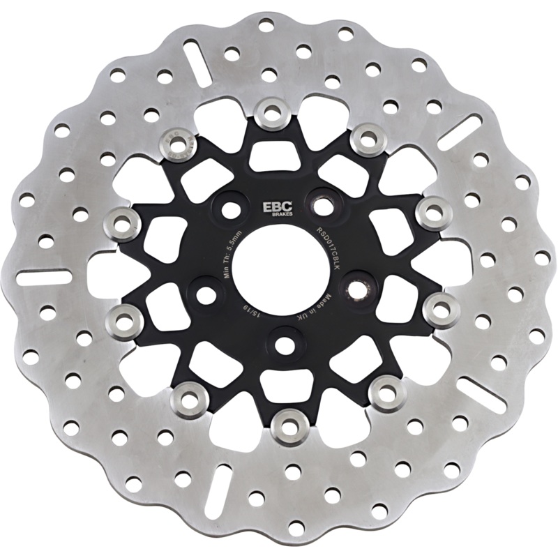 EBC Brake Rotor – 11-3/8 – RSD017CBLK Custom Stainless Steel Rear Brake Rotor