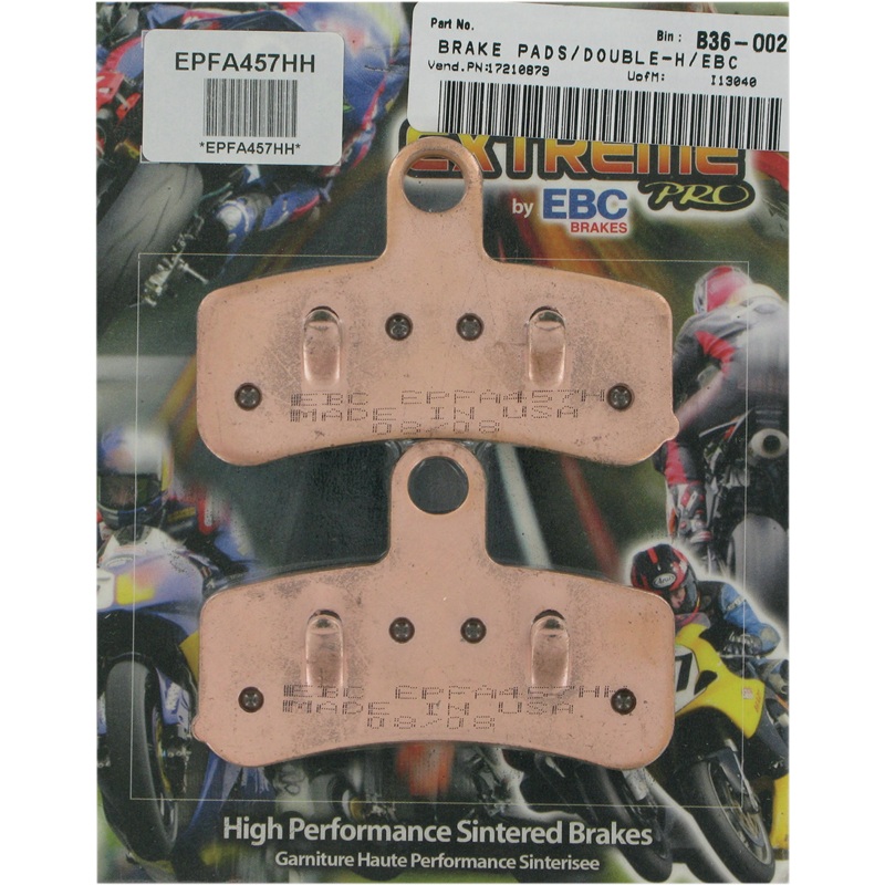 EBC Brake Pads – Harley-Davidson – EPFA457HH Sintered Metal Harley/Buell Brake Pads