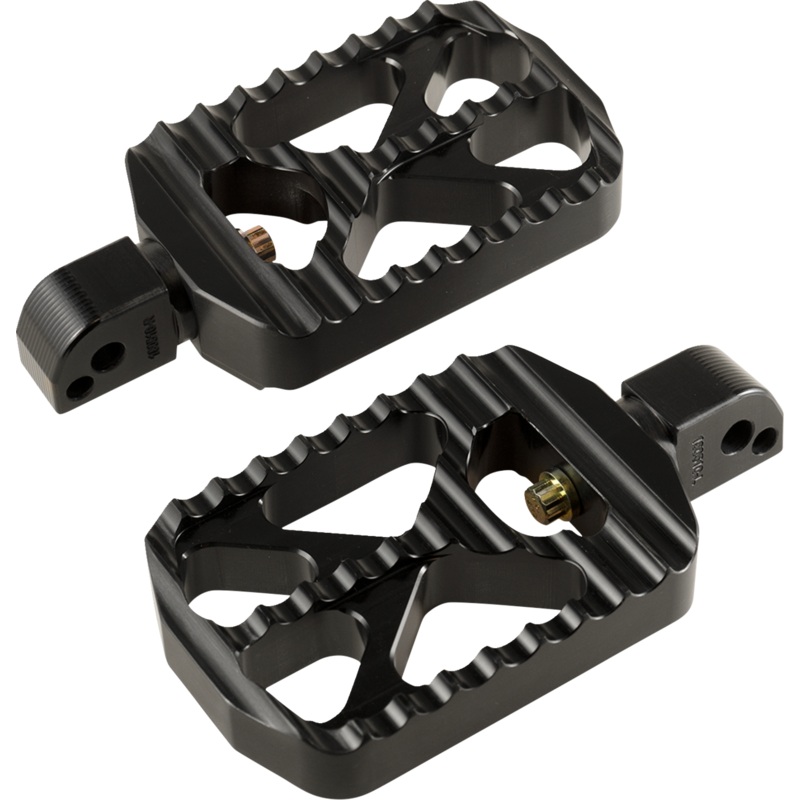 JOKER MACHINE Bear Claw Footpegs – Black – Part Number 08-646-7B for Harley-Davidson