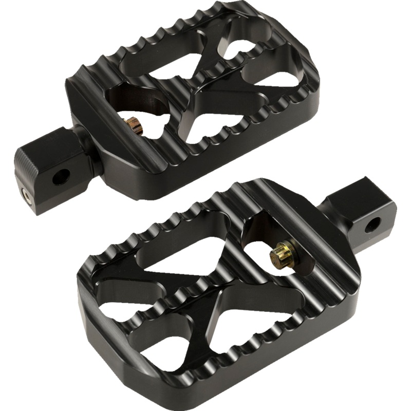 JOKER MACHINE Bear Claw Footpegs – Black – Part Number 08-646-8B