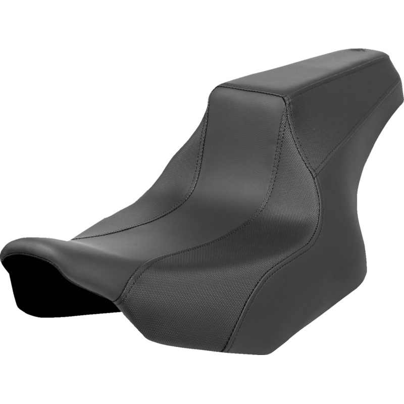 SADDLEMEN FXR Division Signature Series Seat – Black w/ Perforated Inserts – FLH/FLT ’23-’24 FD82307