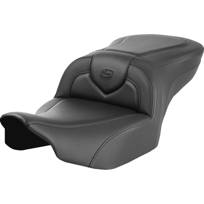 SADDLEMEN RoadSofa* Seat – Carbon Fiber – without Backrest – FLTR/FLHX ’23-’24 823-07-18500