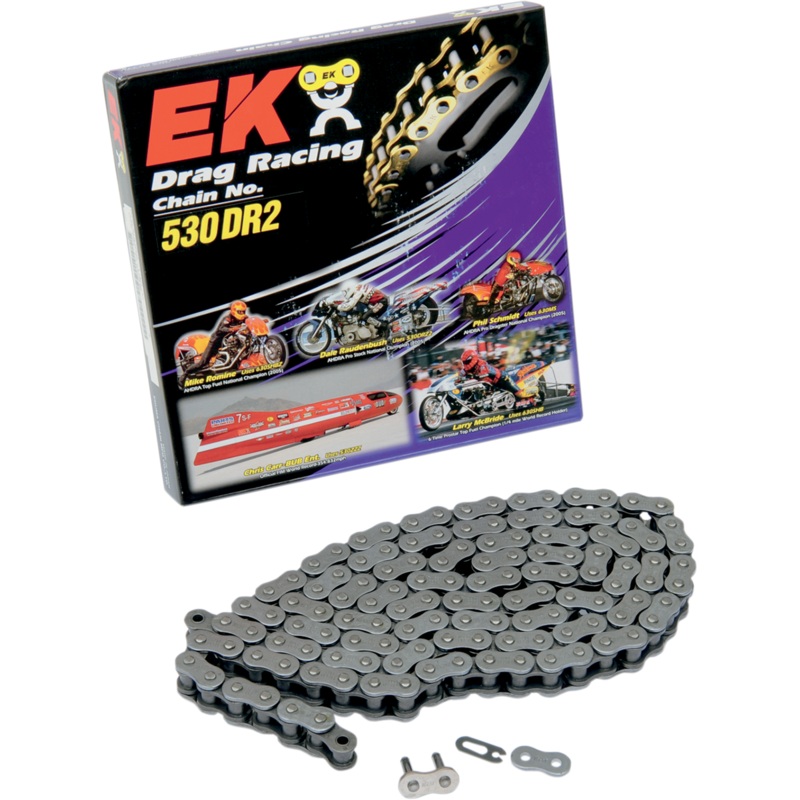 EK 530 Series – DRZ2 – Series Chain – Chrome – 140 Links 530 Series – DR2/DRZ2 – Series Chain