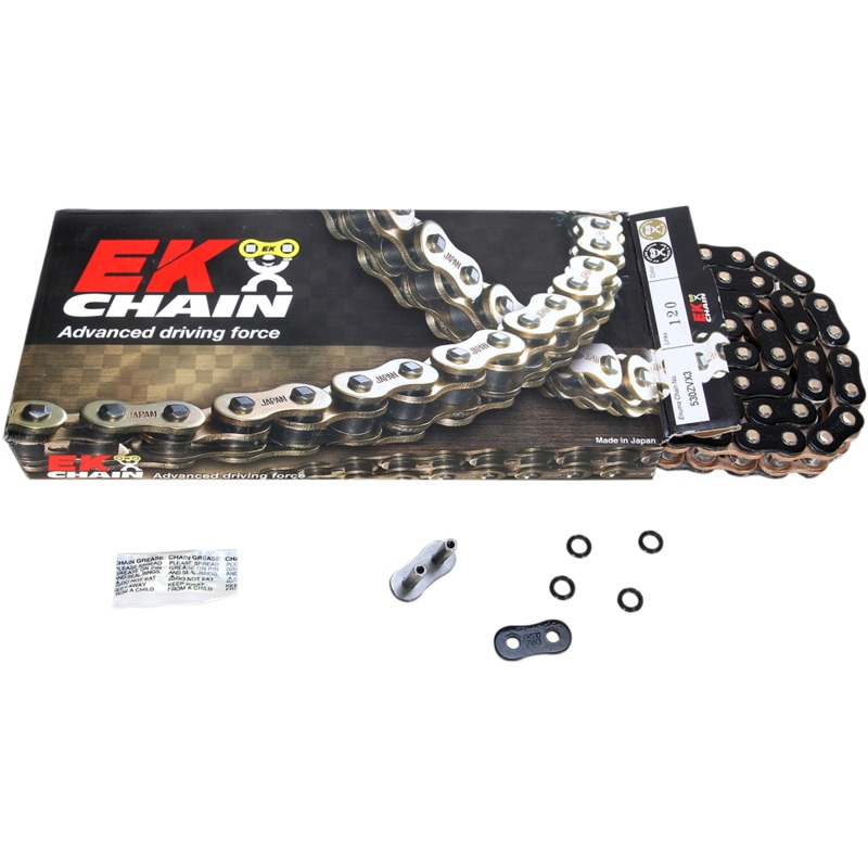 EK 530 ZVX3 – Sportbike Chain- 120 Links – Black ZVX3 Sealed Extreme Sportbike Series Chain