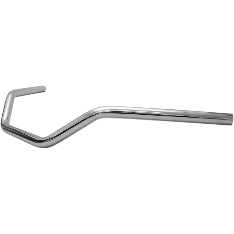 FLANDERS Chrome Knurled 31 Swept Back Handlebar w/ Dimpling 1 Handlebar  Swept Back
