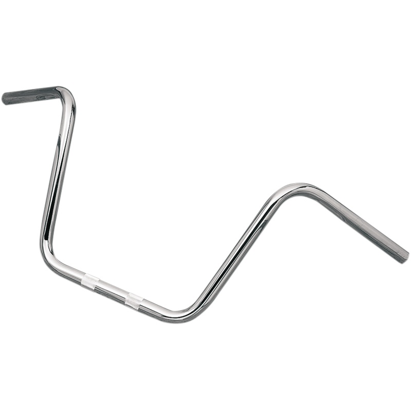 FLANDERS Chrome Knurled Ape Hanger Handlebar w/ Dimpling 1 Handlebar  Ape Hanger