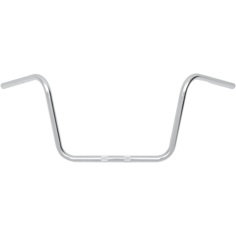 FLANDERS Chrome Knurled Ape Hanger Handlebar w/ Dimpling 1 Handlebar  Ape Hanger/Tall