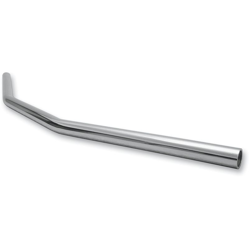 FLANDERS Chrome Knurled Drag Handlebar w/ Dimpling 1 Handlebar  Drag/18/Wide