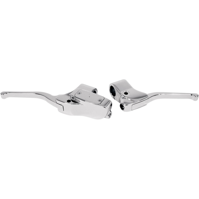 HAWG HALTERS Chrome 9/16 Brake Master Cylinder Assembly Billet Mechanical Brake Assembly