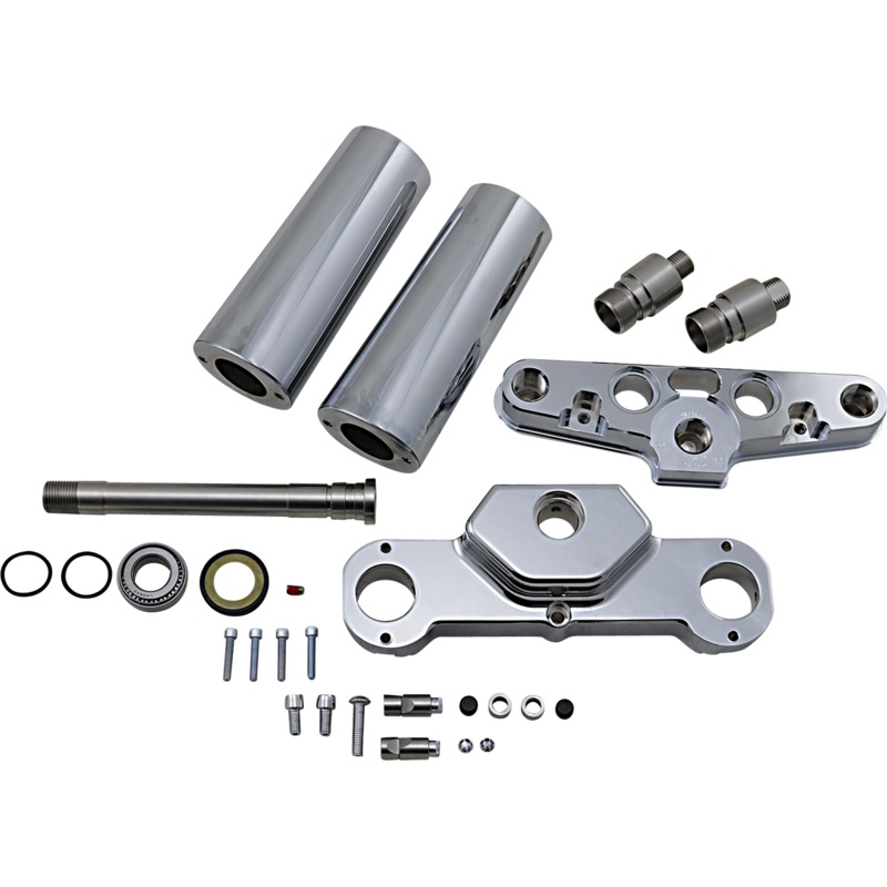 HAWG HALTERS Triple Tree – Chrome –  4 Softail 4 Triple Tree Kit