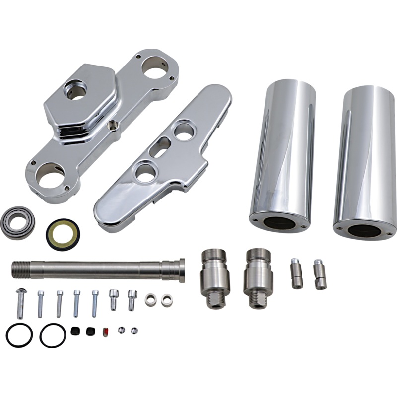 HAWG HALTERS X23 Bolt-On 6 Triple Tree Kit – Chrome – 26 – ’00-’17 X23 Bolt-On 6 Triple Tree Kit