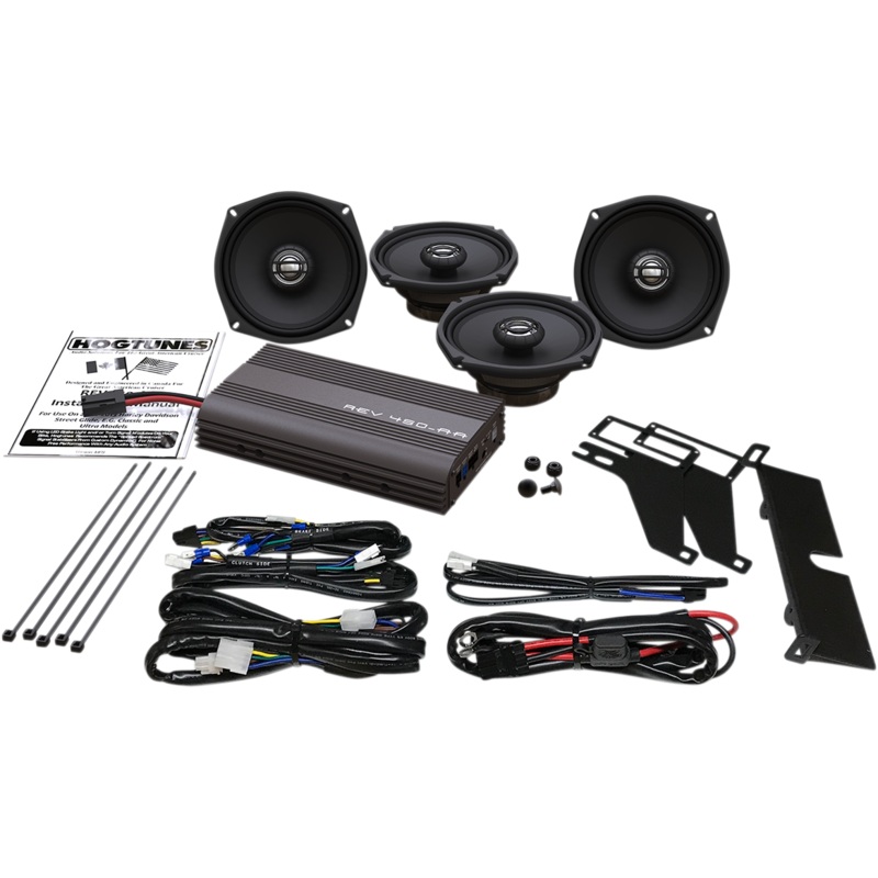 HOGTUNES 4-Speaker/200W Amplifier Kit 200-Watt  Amplifier/4-Speaker Kit