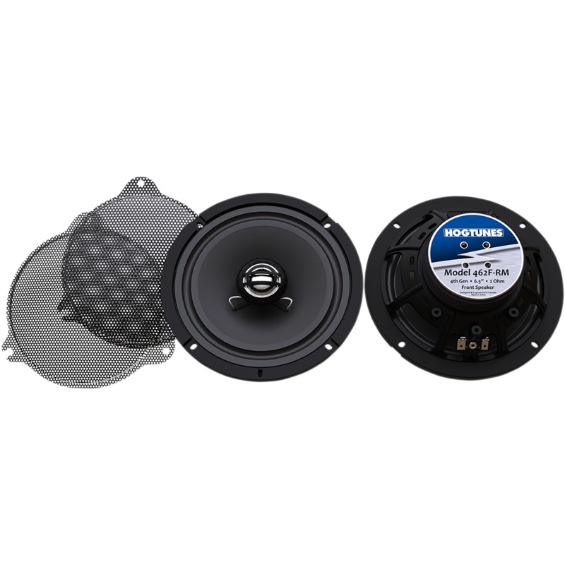 HOGTUNES 6.5 Replacement Front Speakers – Harley Davidson Gen 4 6.5 2 Ohm Front Speakers With Grills