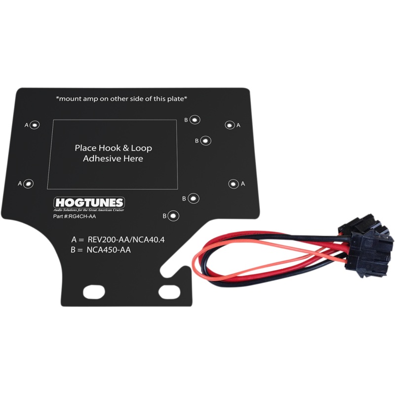 HOGTUNES Amplifier Mounting Plate – ’98-’13 Road Glide Amplifier Adapter Mount
