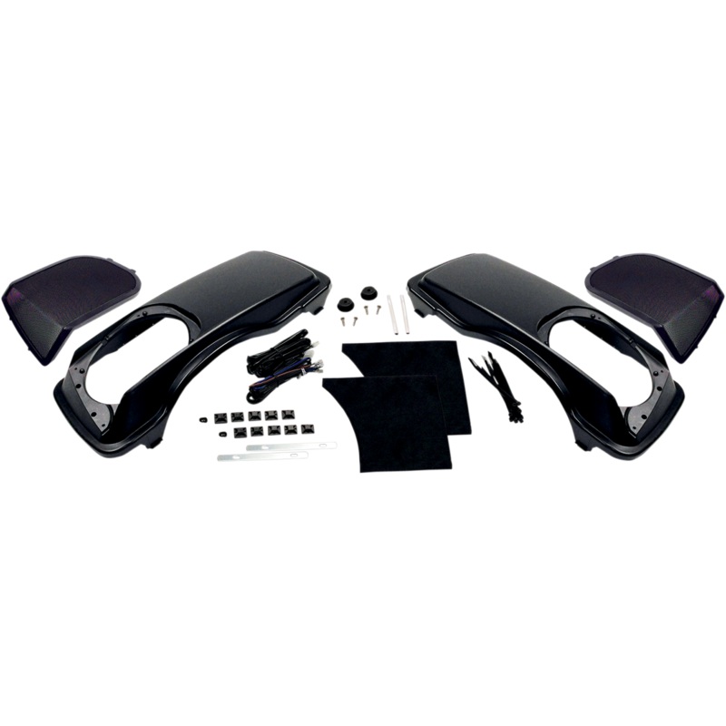 HOGTUNES Speaker Lid Kit – w/o Speakers Saddlebag Speaker Lid Kit