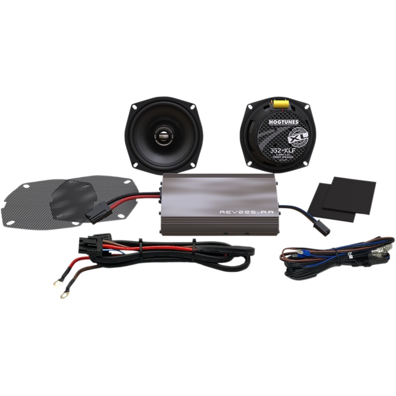 HOGTUNES XL Amplified Front Speakers Complete Kit – FLHX XL Amplified Speakers Complete Kit