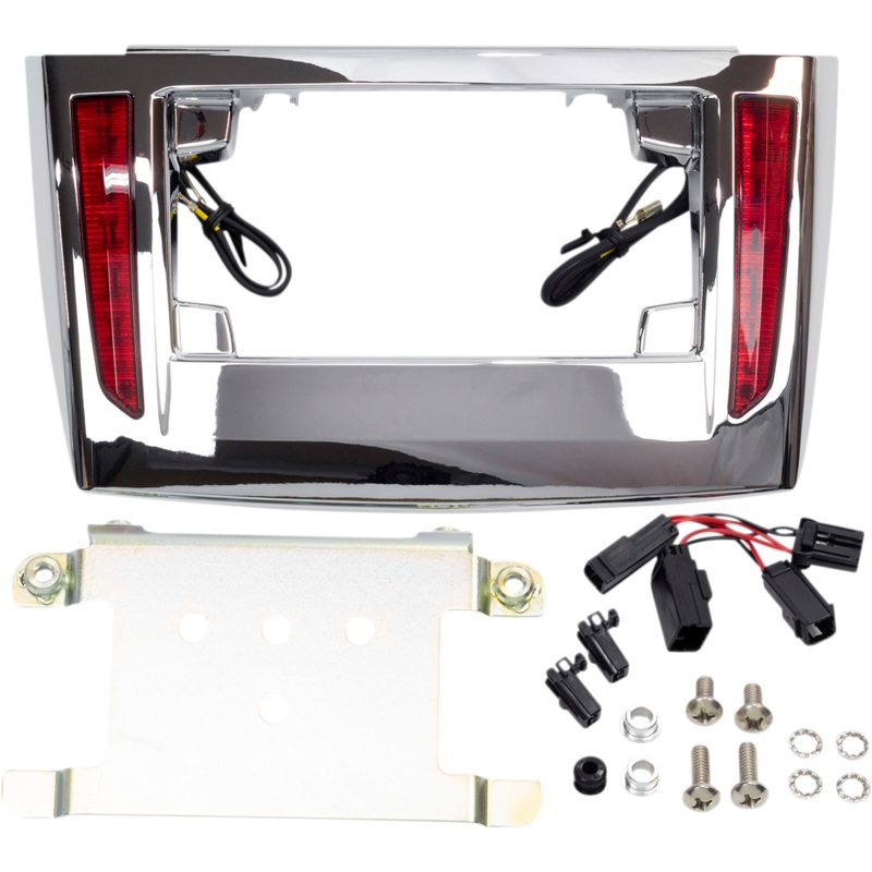 CIRO License Plate Frame – ’09+ Trike LED License Plate Frame for Tri-Glide