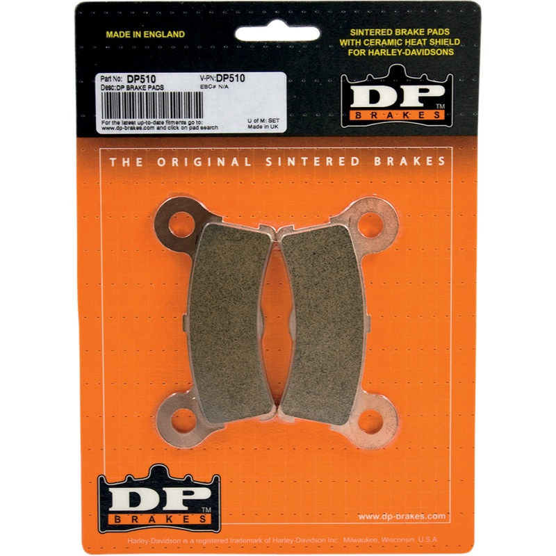 DP BRAKES Sintered Brake Pads – DP510 Sintered Metal Harley/Buell Brake Pads