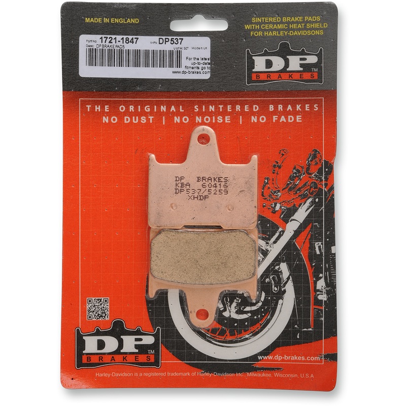 DP BRAKES Sintered Brake Pads – DP537 Sintered Metal Harley/Buell Brake Pads
