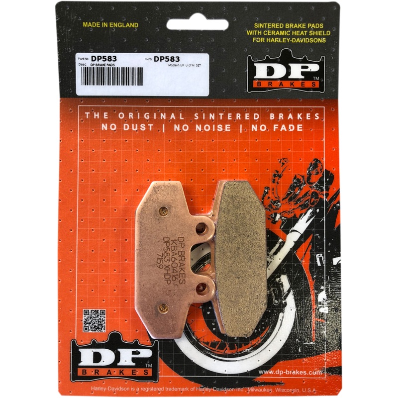 DP BRAKES Sintered Brake Pads – DP583 Sintered Metal Harley/Buell Brake Pads